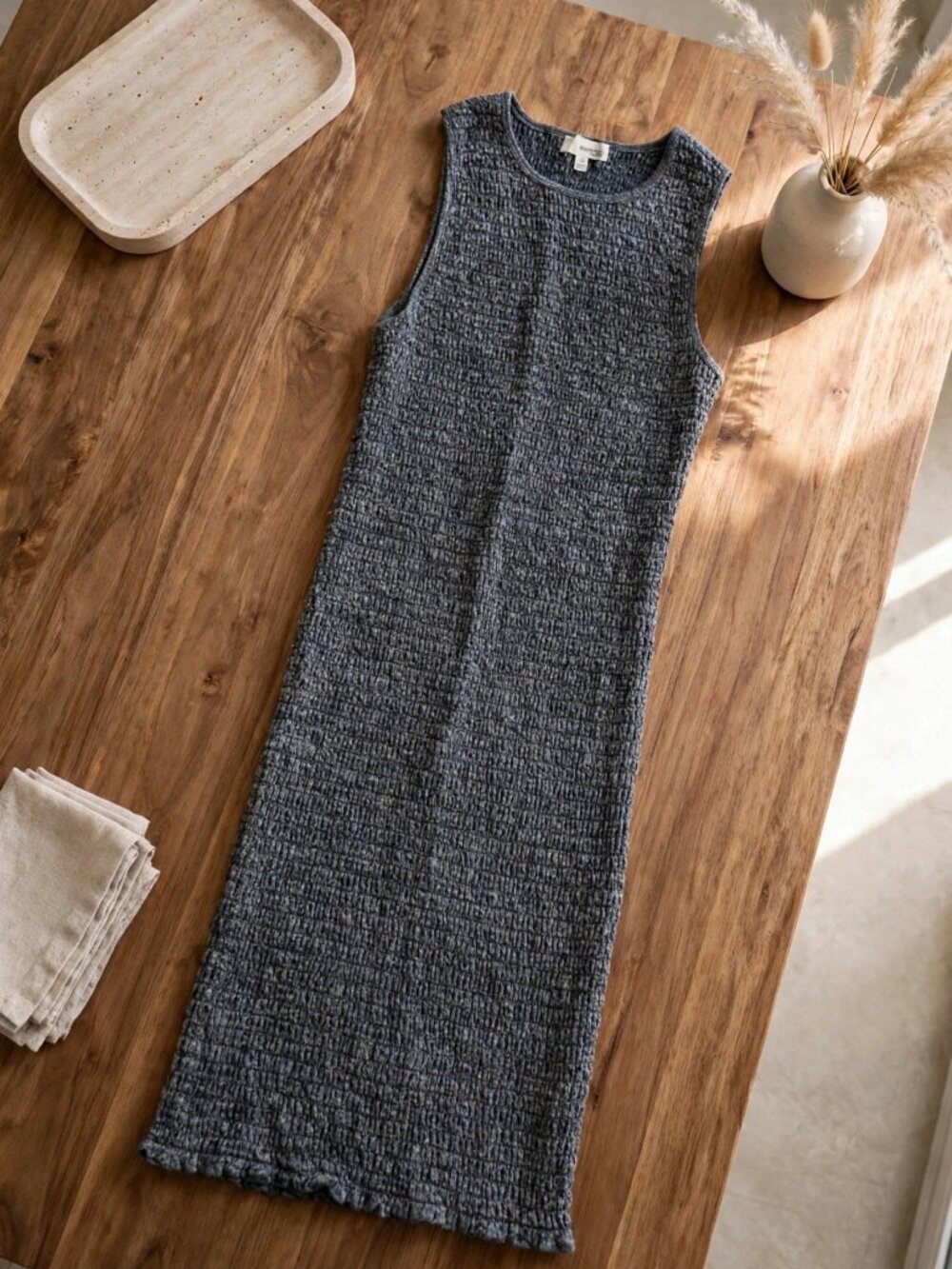 Aritzia Wilfred Free Smocked Maxi Dress XS